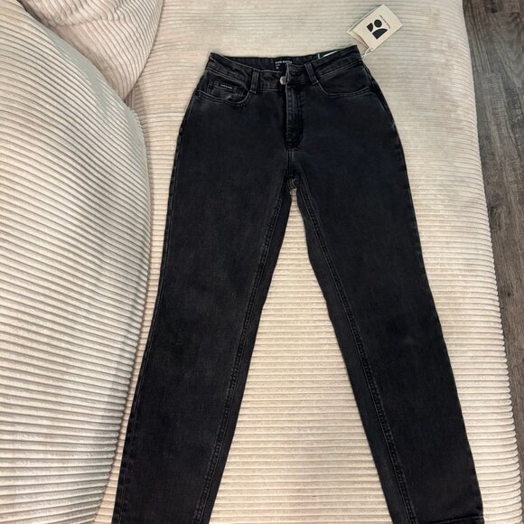 W/Tags Frank & Oak - The Stevie Tapered Jean in Washed Black Size 25 - Picture 11 of 11